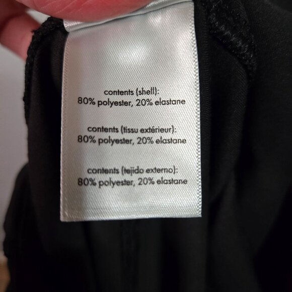 NWT WeWoreWhat Womens Lace-Up Biker Shorts Black Medium Athletic Exercise Workou - Picture 8 of 9